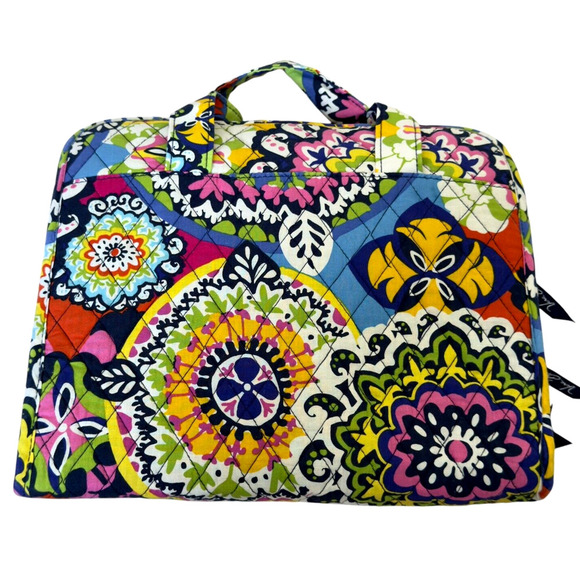 Vera Bradley Hanging Travel Organizer Cosmetic Bag Jewelry Makeup Rio Floral - Picture 2 of 8